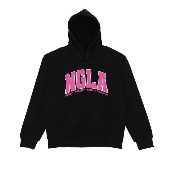 Noon Goons NGLA Hoodie Black And Pink Size Small - Picture 1 of 7